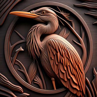 3D model heron (STL)